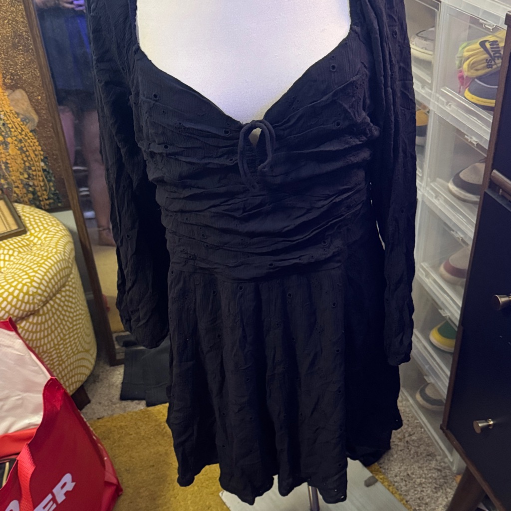 Hollister Black Dress Lined Preowned
